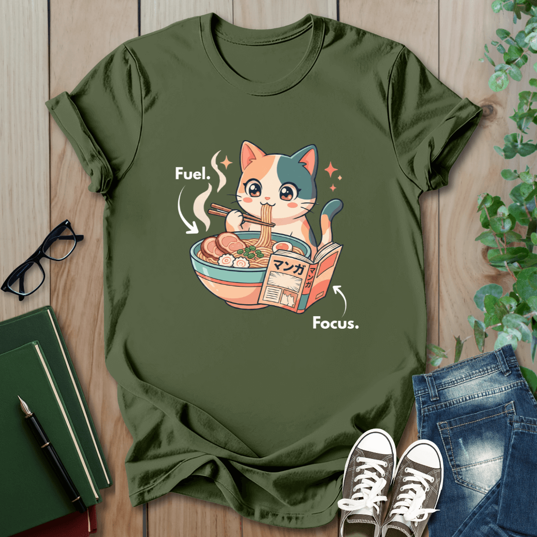 The Ramen Reader, Anime - T-Shirt