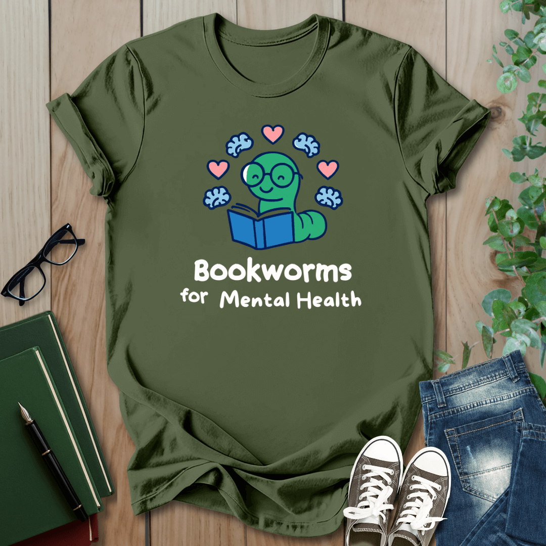 Bookworms For Mental Health - T-Shirt