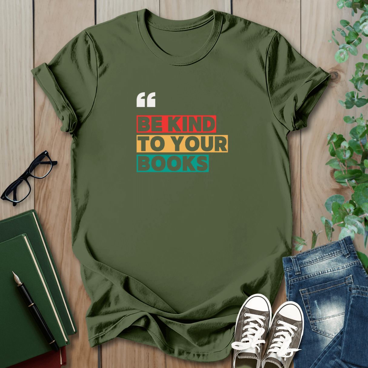Be Kind To Your Books - T-Shirt