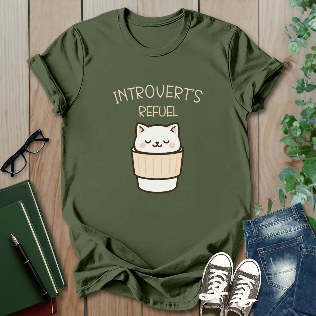 Introvert's Refuel - T-Shirt
