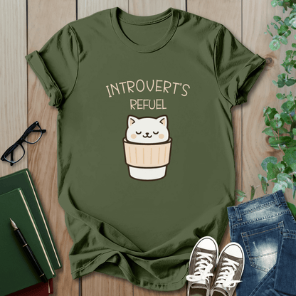 Introvert's Refuel - T-Shirt