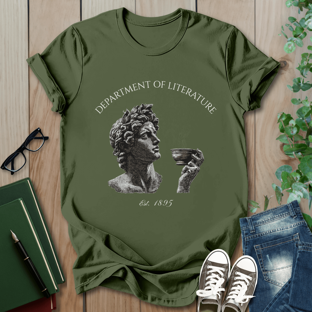 Department of Literature, Coffee - T-Shirt