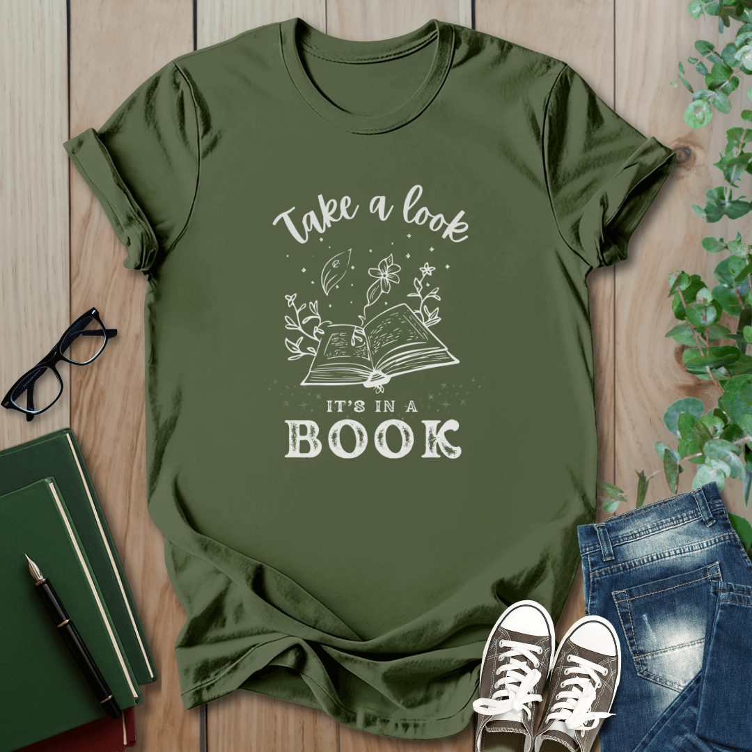 Take a Look, It's In a Book, Fantasy T-Shirt