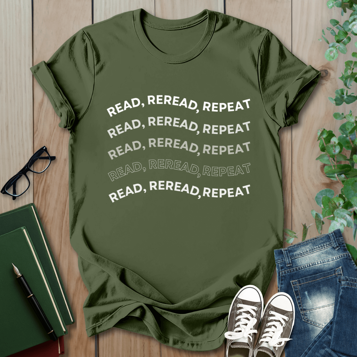 Read Reread Repeat - T-Shirt