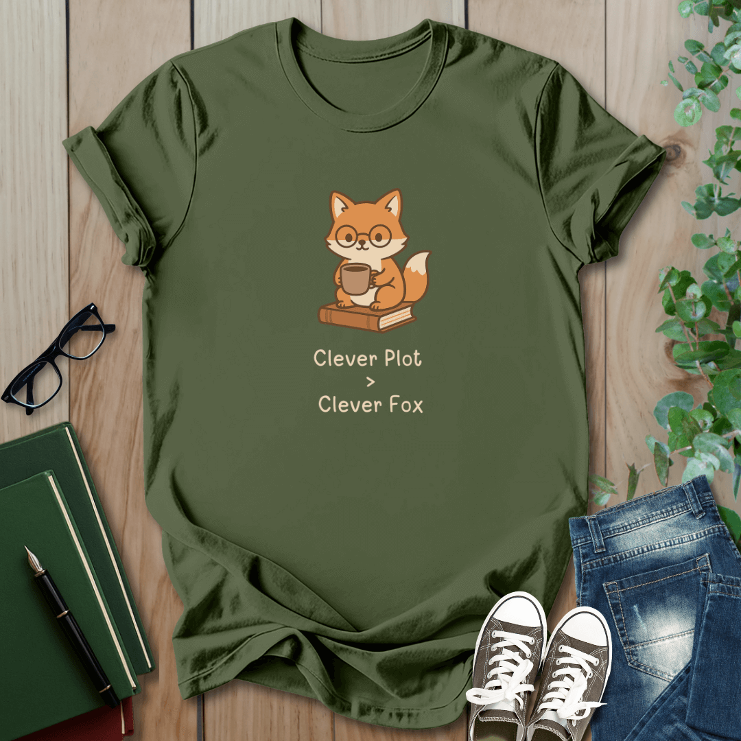 Clever Plot > Clever Fox - T-Shirt