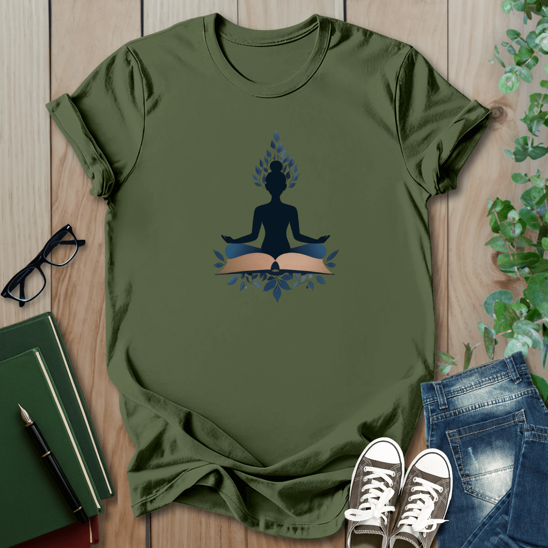 Reading Is My Cardio, Yoga - T-Shirt