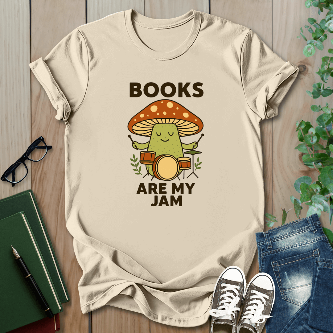 Books Are My Jam - T-Shirt