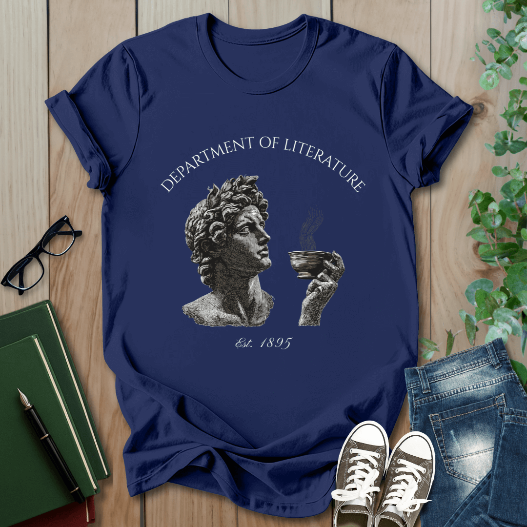 Department of Literature, Coffee - T-Shirt