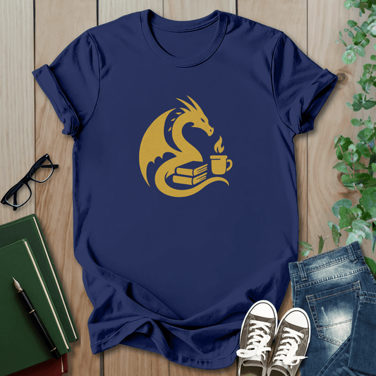 Dragon & Coffee - Graphic T-Shirt