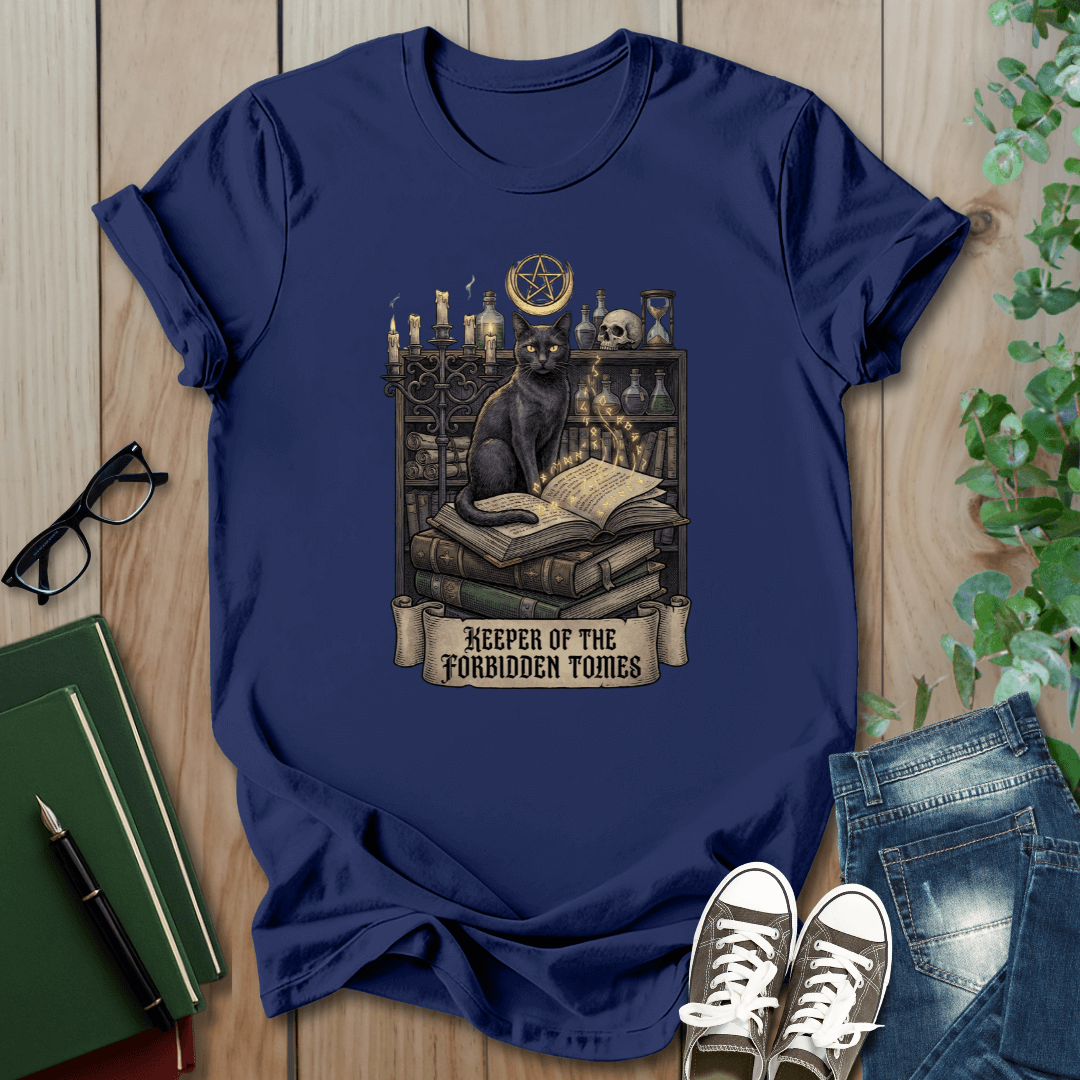 Keep of the Forbidden Tomes, Dark Academia - T-Shirt