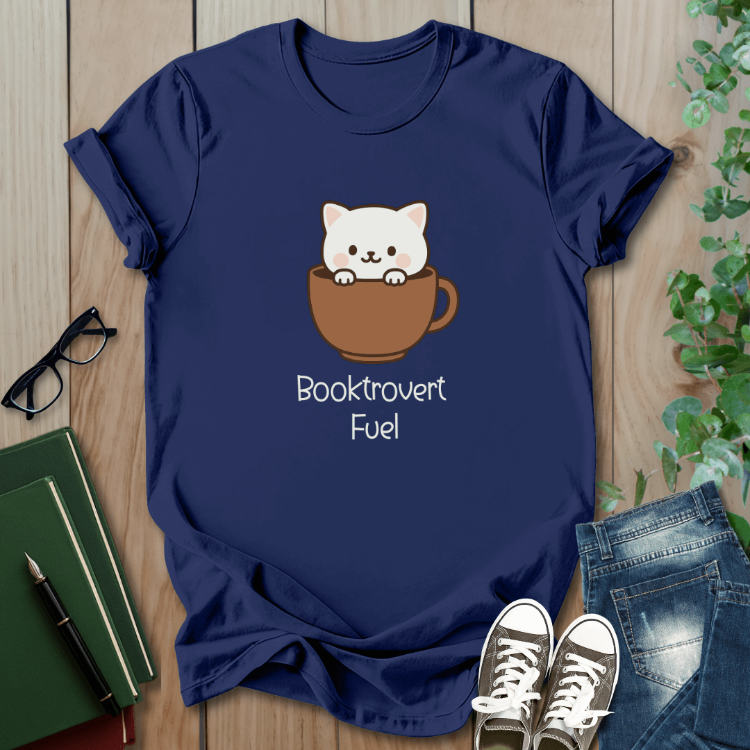 Booktrovert Fuel - T-Shirt