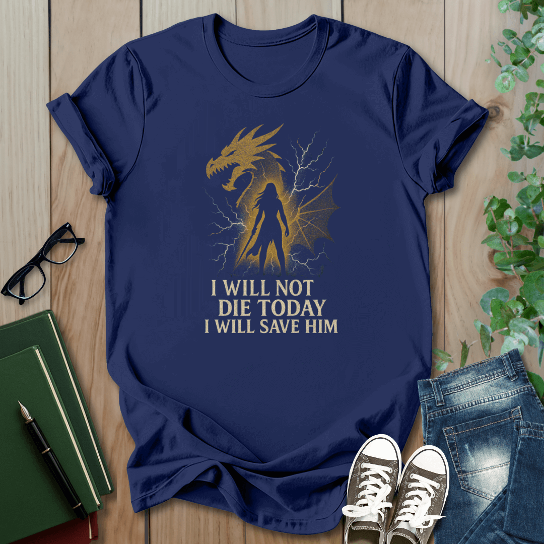 Fourth Wing, I Will Save Him – Heroic Violet - T-Shirt