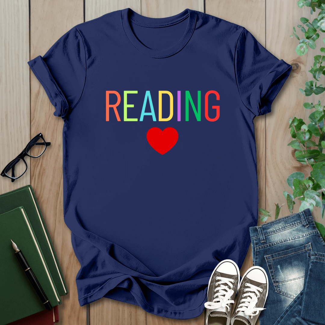 Multicolored Reading - T-Shirt