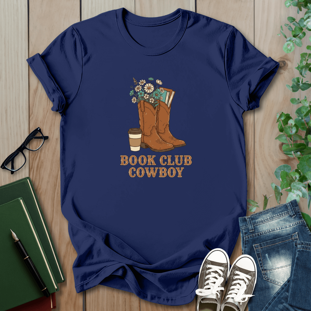 Book Club Cowboy - T-Shirt