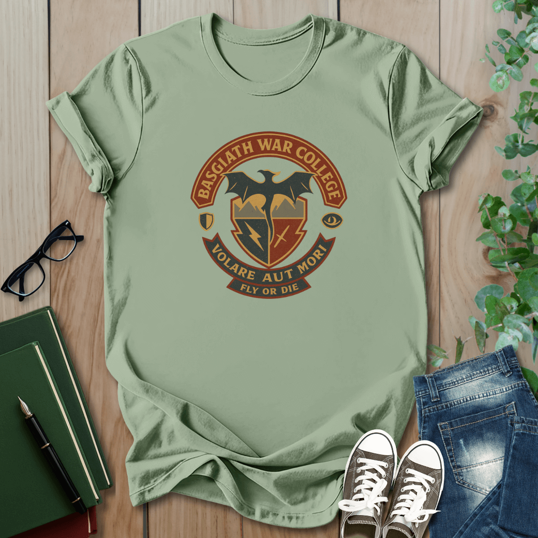 Fourth Wing, Basgiath War College – Fly or Die - T-Shirt