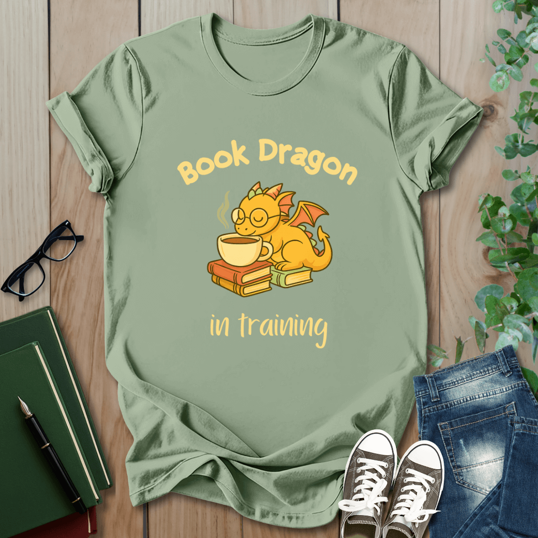 Book Dragon in Training - T-Shirt