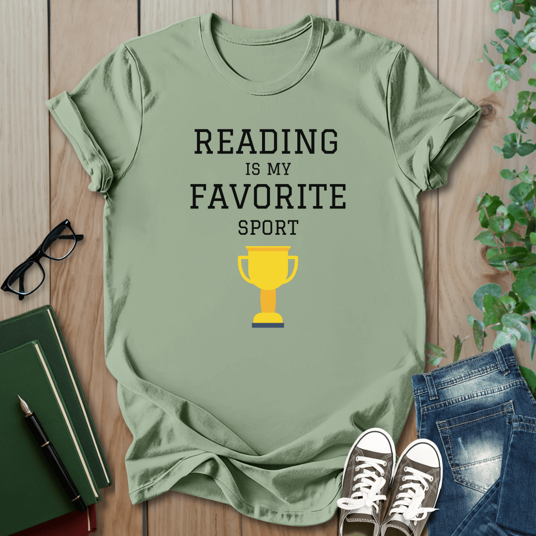 Reading is My Favourite Sport - T-Shirt