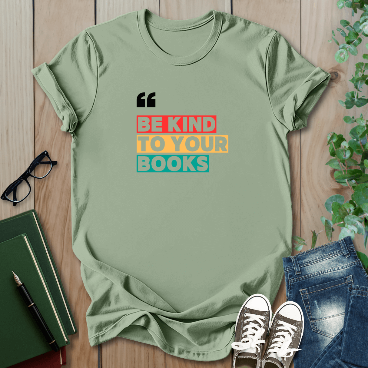 Be Kind To Your Books - T-Shirt