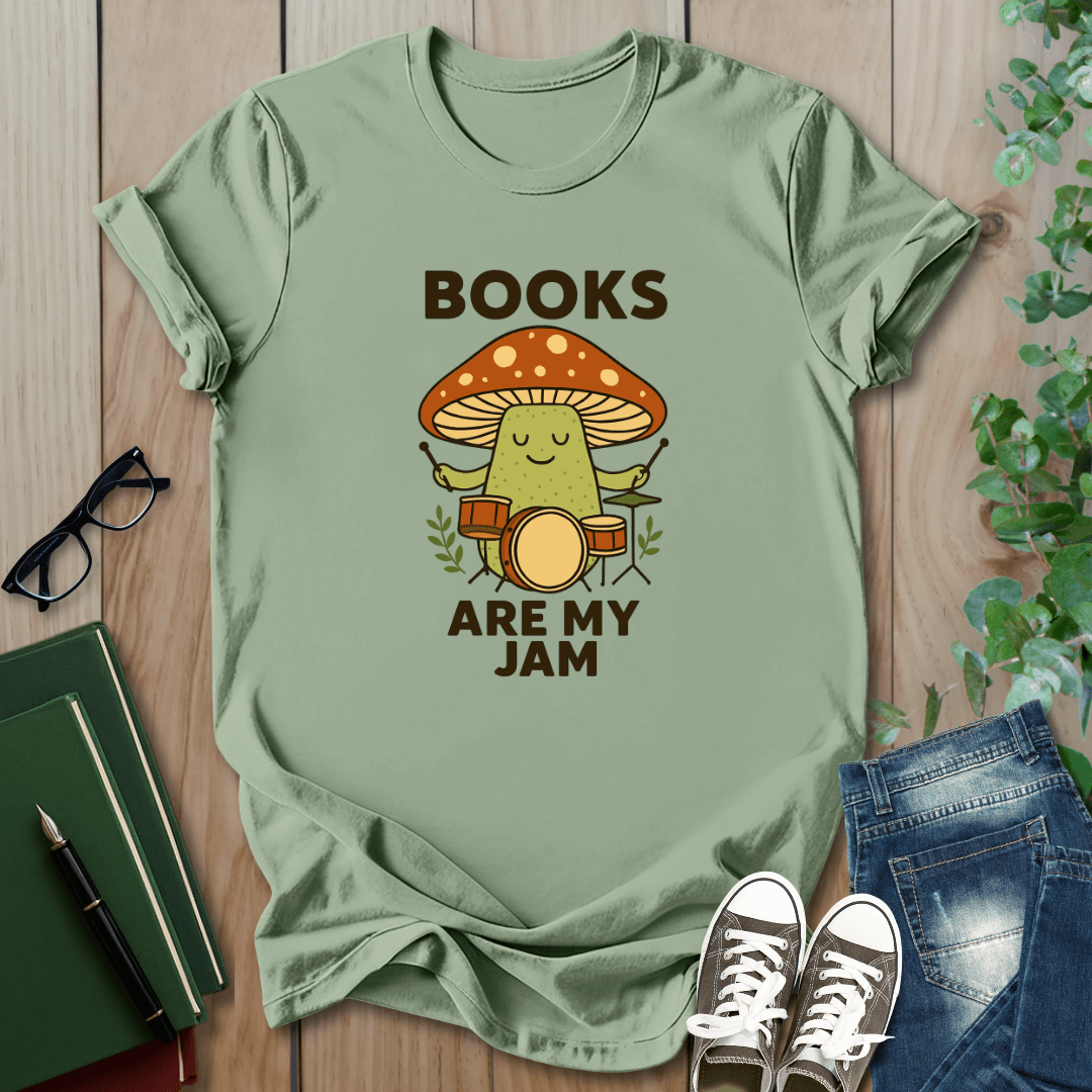 Books Are My Jam - T-Shirt