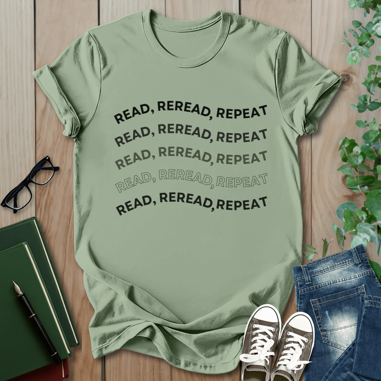 Read Reread Repeat - T-Shirt