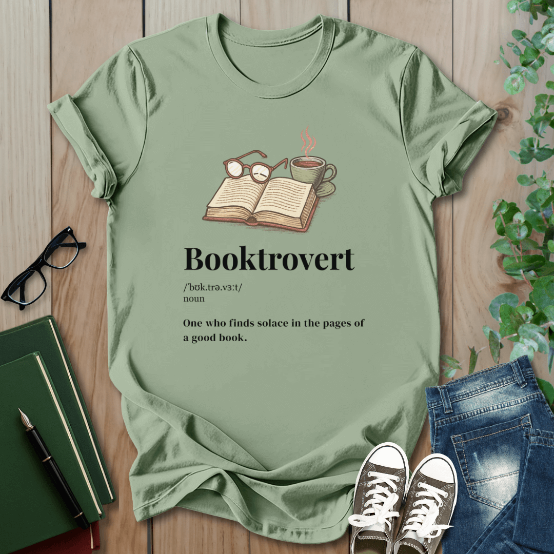 Booktrovert, Cozy Definition - T-Shirt
