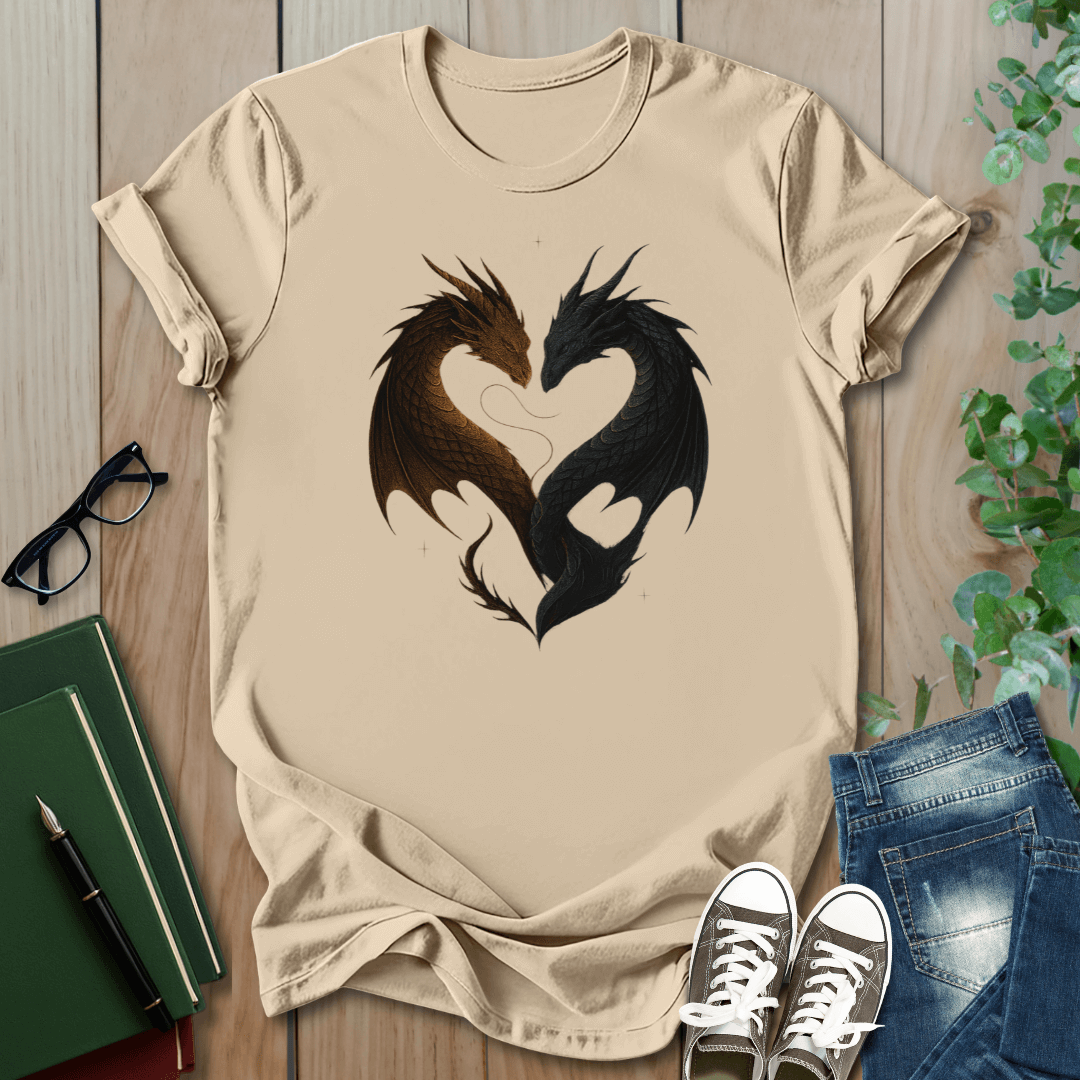 Romantasy Dragon Heart - T-Shirt