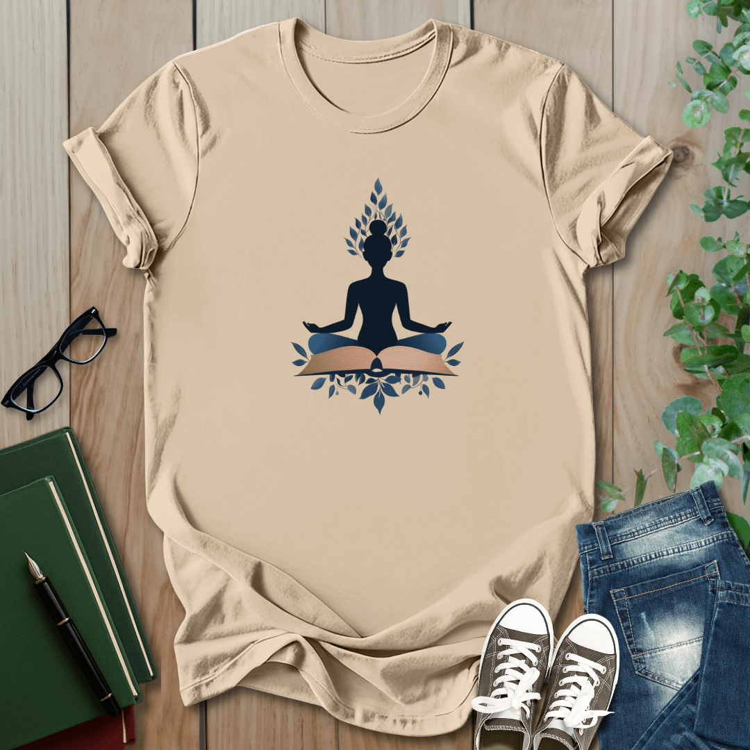 Reading Is My Cardio, Yoga - T-Shirt