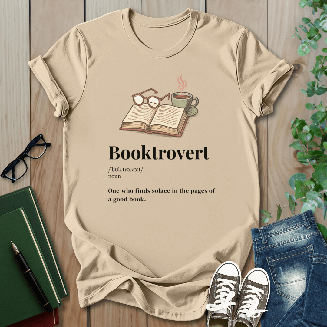 Booktrovert, Cozy Definition - T-Shirt