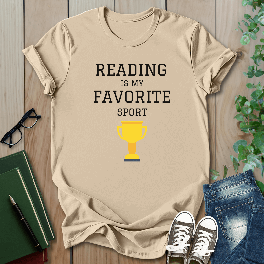 Reading is My Favourite Sport - T-Shirt