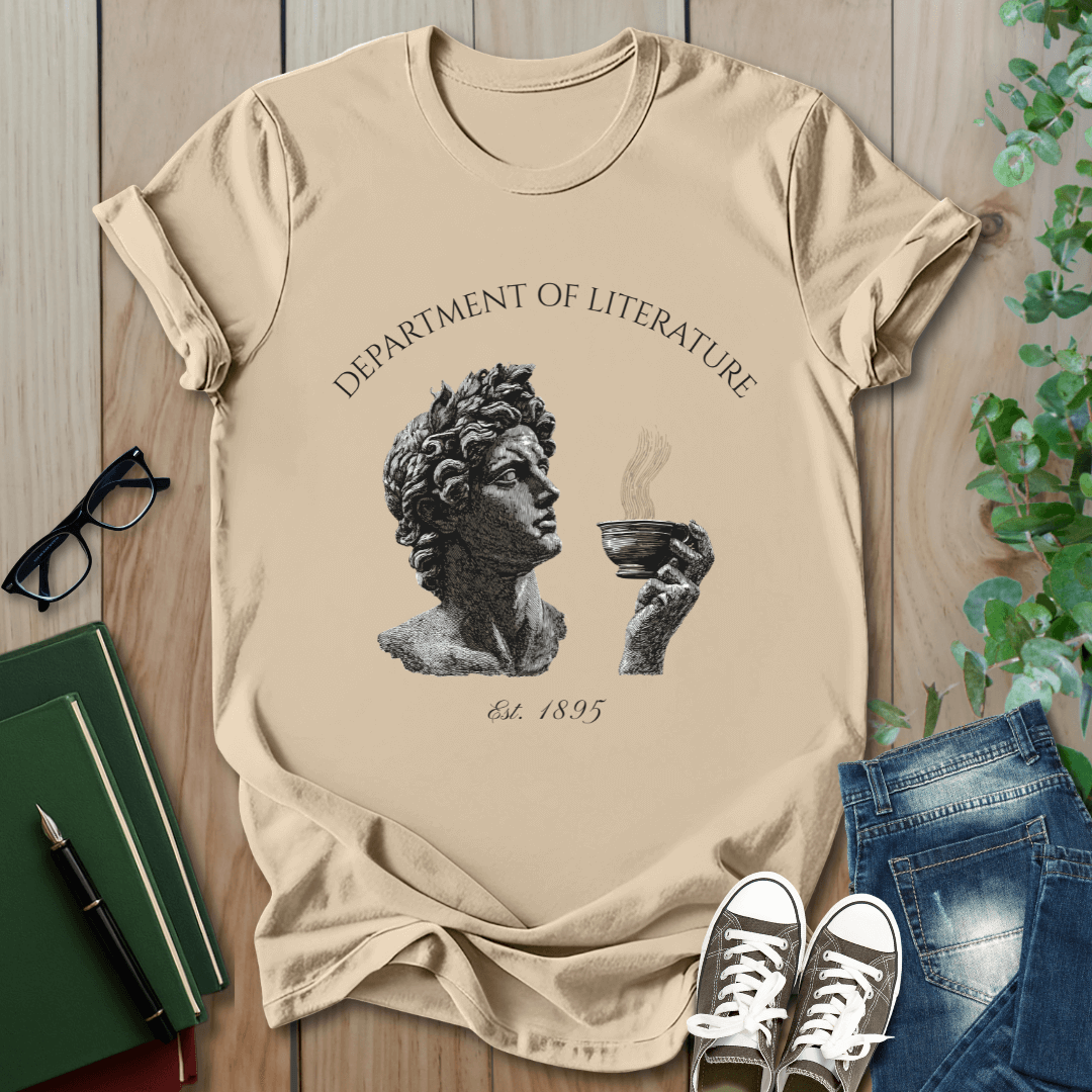 Department of Literature, Coffee - T-Shirt