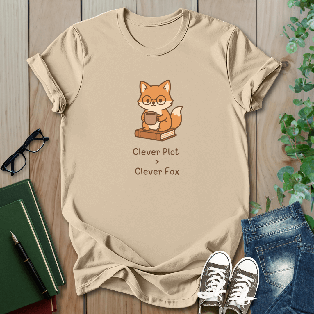Clever Plot > Clever Fox - T-Shirt