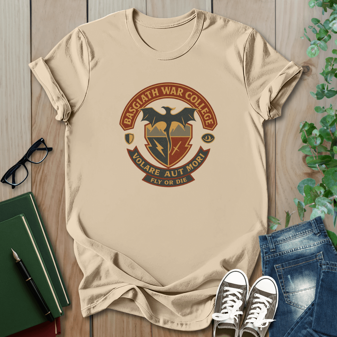 Fourth Wing, Basgiath War College – Fly or Die - T-Shirt