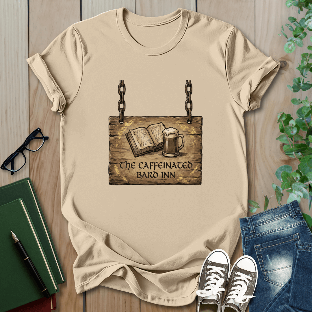 The Caffeinated Bard Inn - T-Shirt