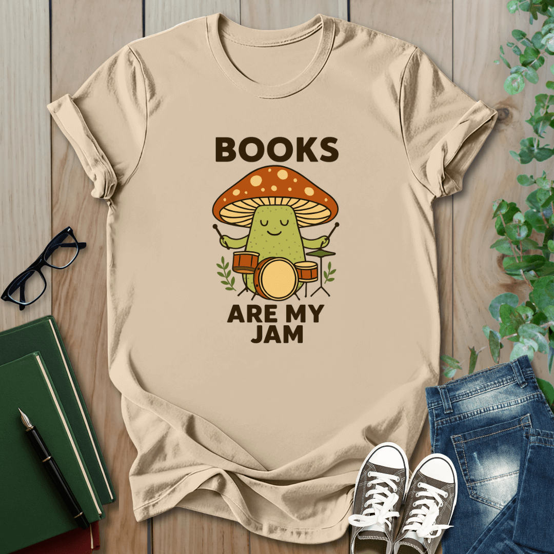 Books Are My Jam - T-Shirt