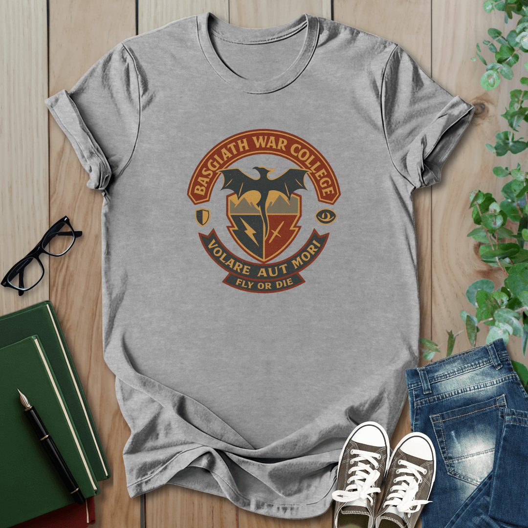 Fourth Wing, Basgiath War College – Fly or Die - T-Shirt