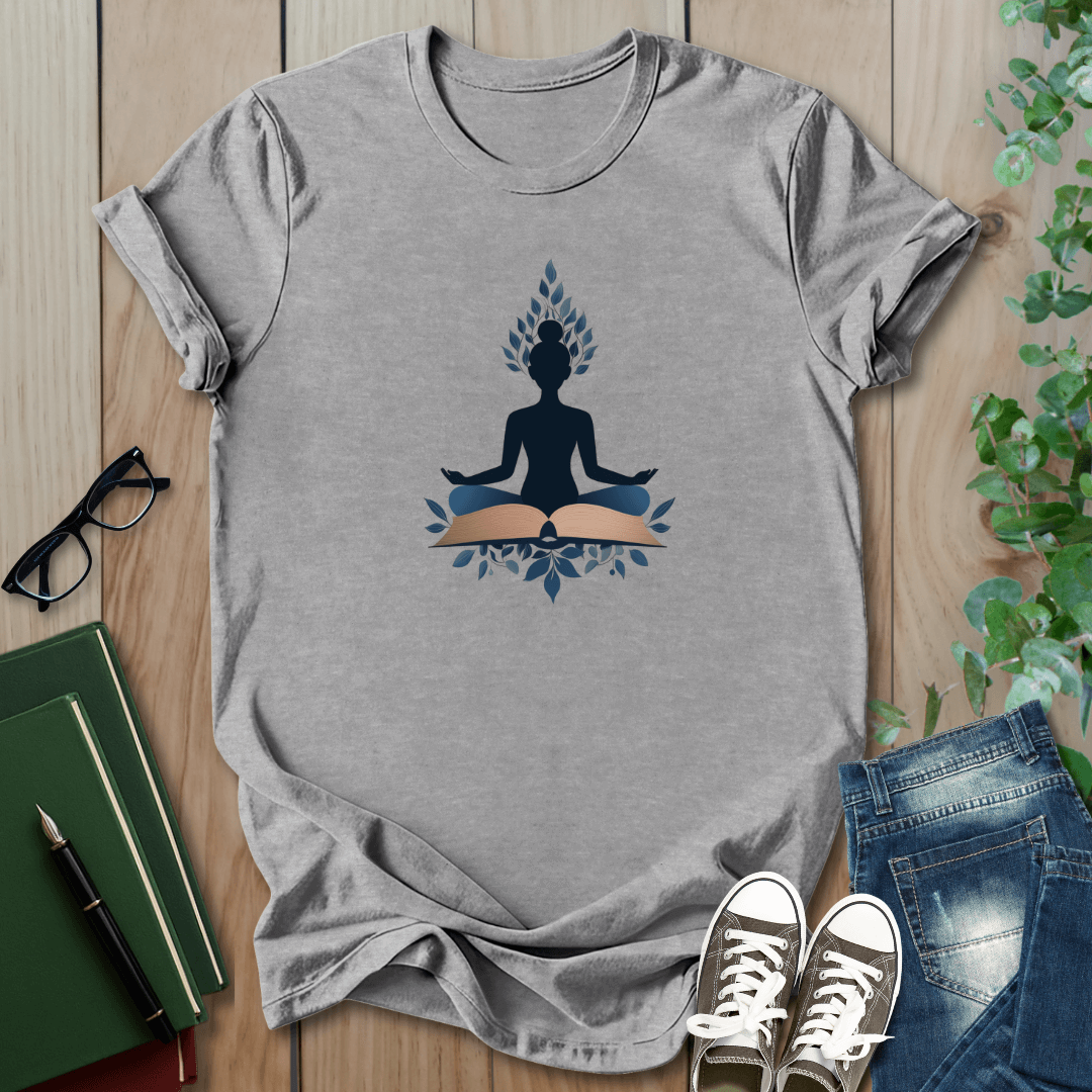 Reading Is My Cardio, Yoga - T-Shirt