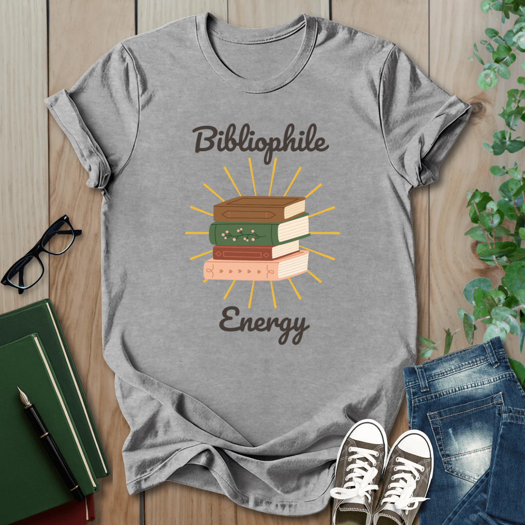 Bibliophile Energy - T-Shirt