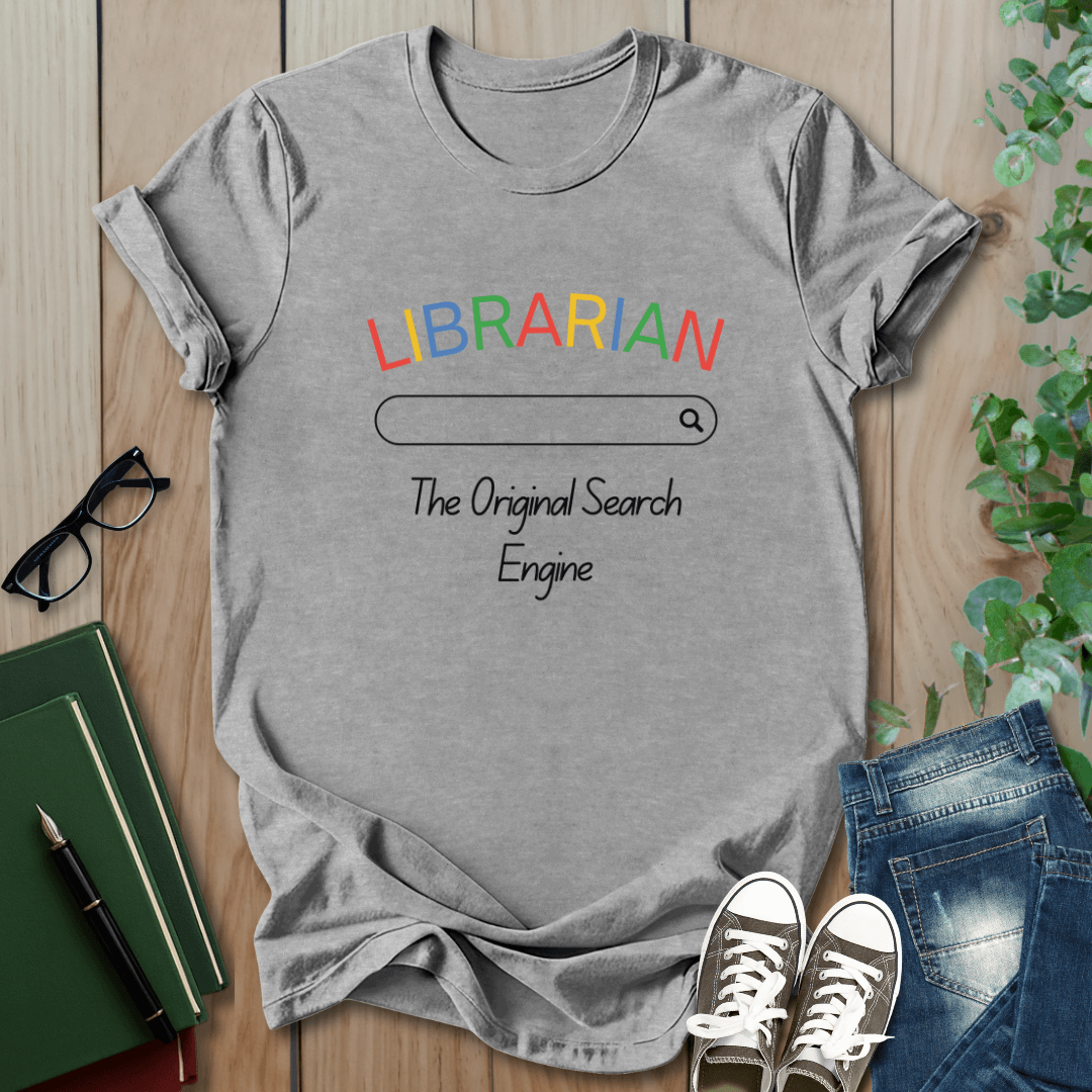 Librarian, The Original Search Engine - T-Shirt