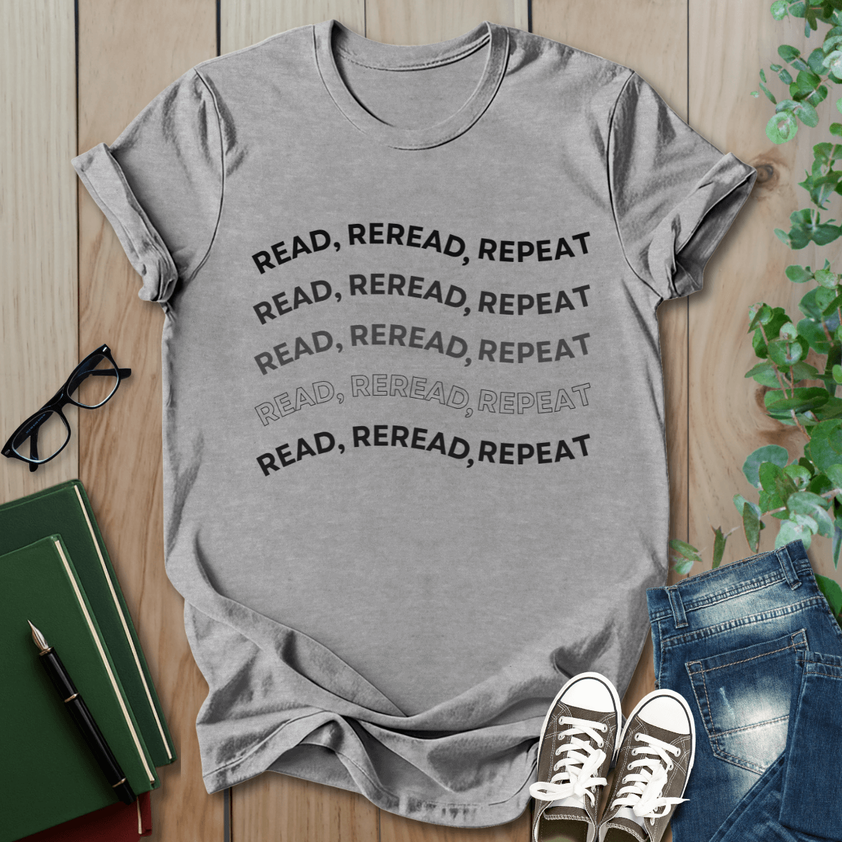 Read Reread Repeat - T-Shirt