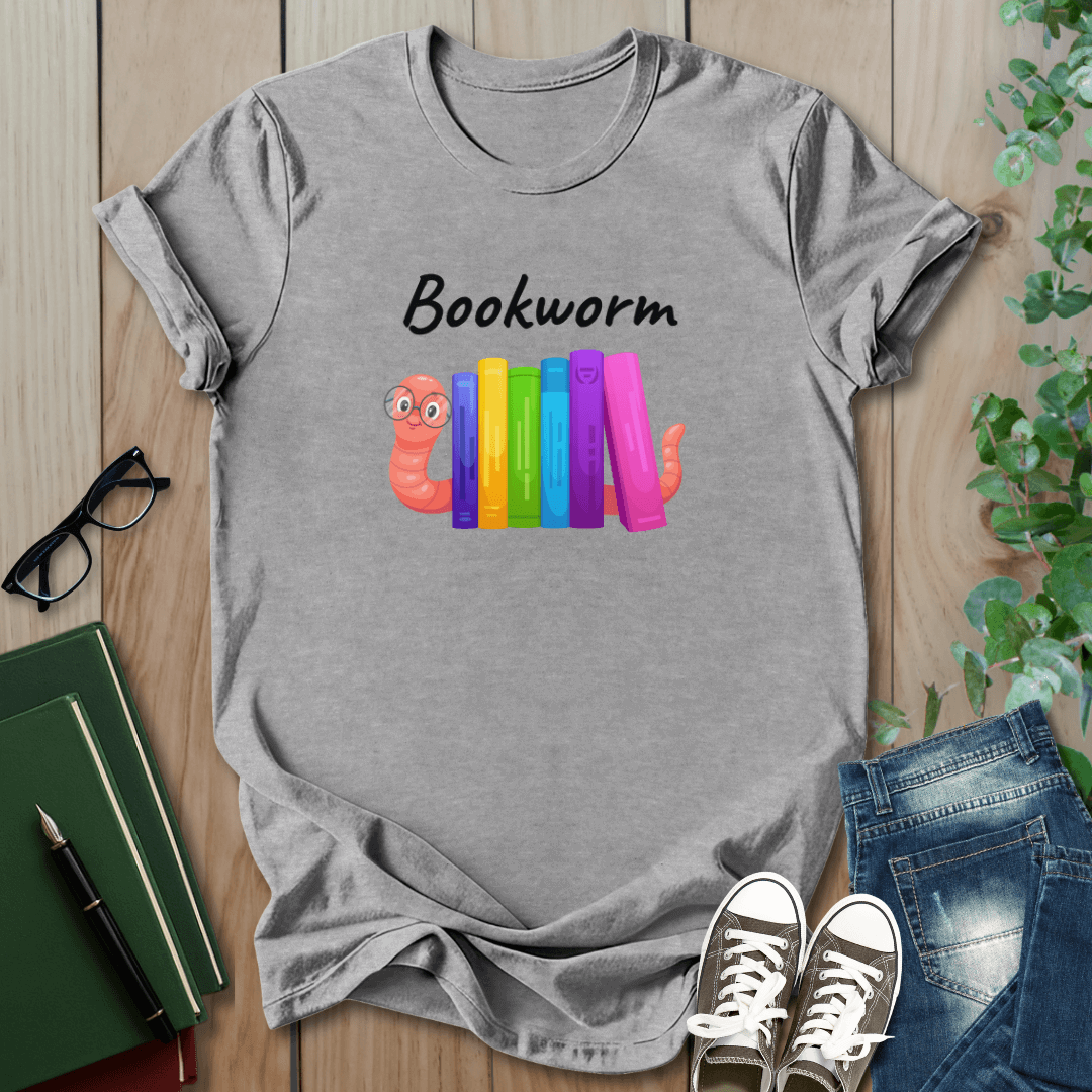 Bookworm Graphic - T-Shirt