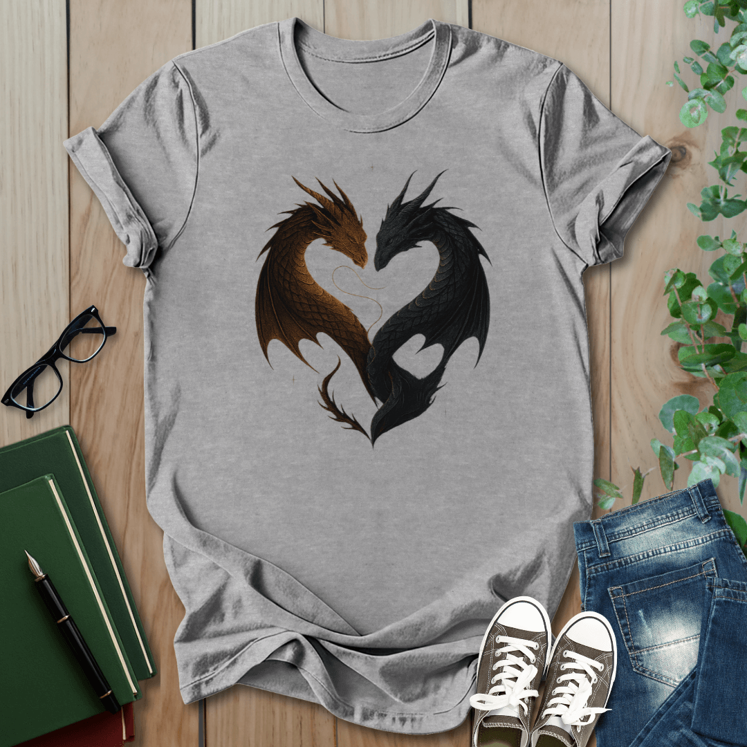 Romantasy Dragon Heart - T-Shirt