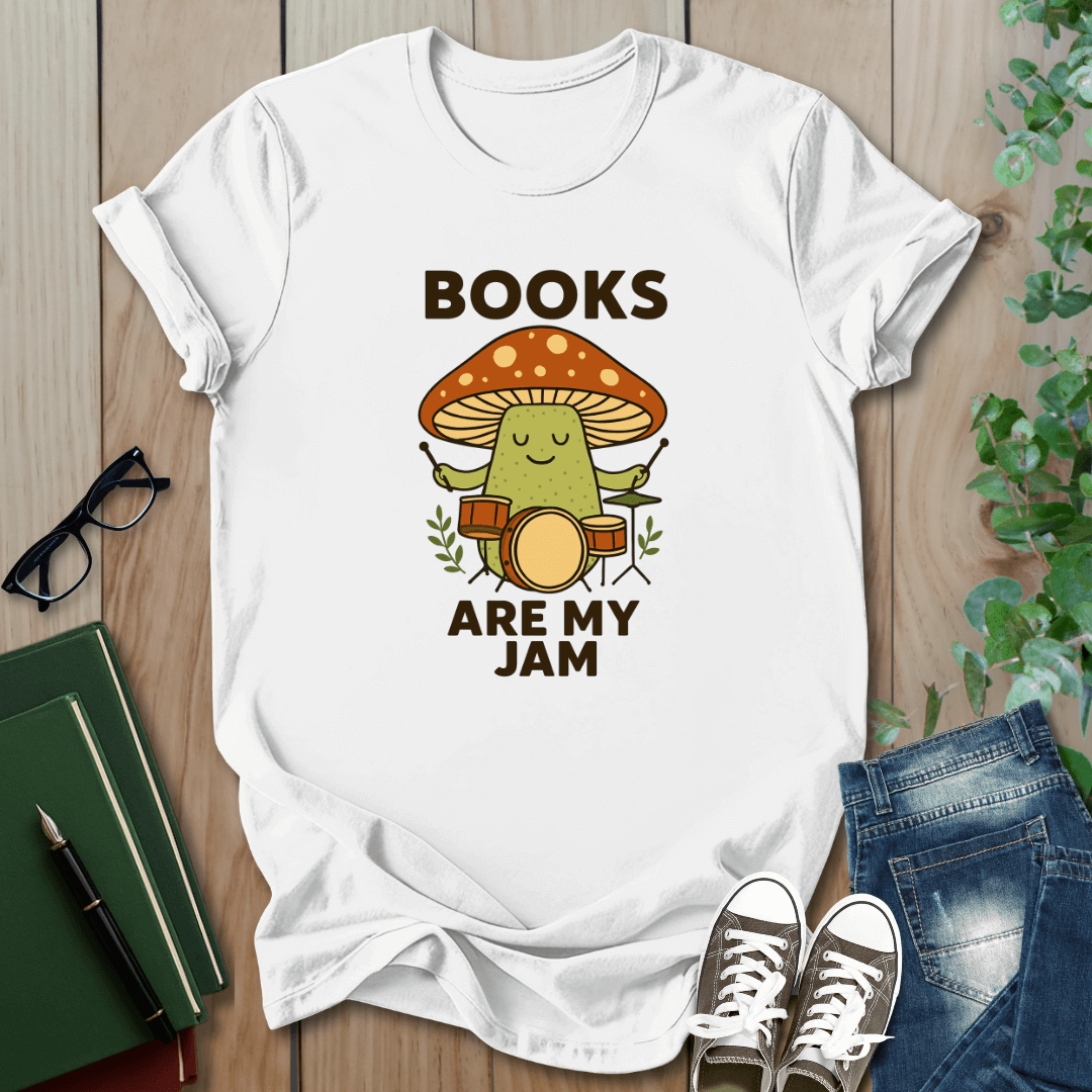 Books Are My Jam - T-Shirt
