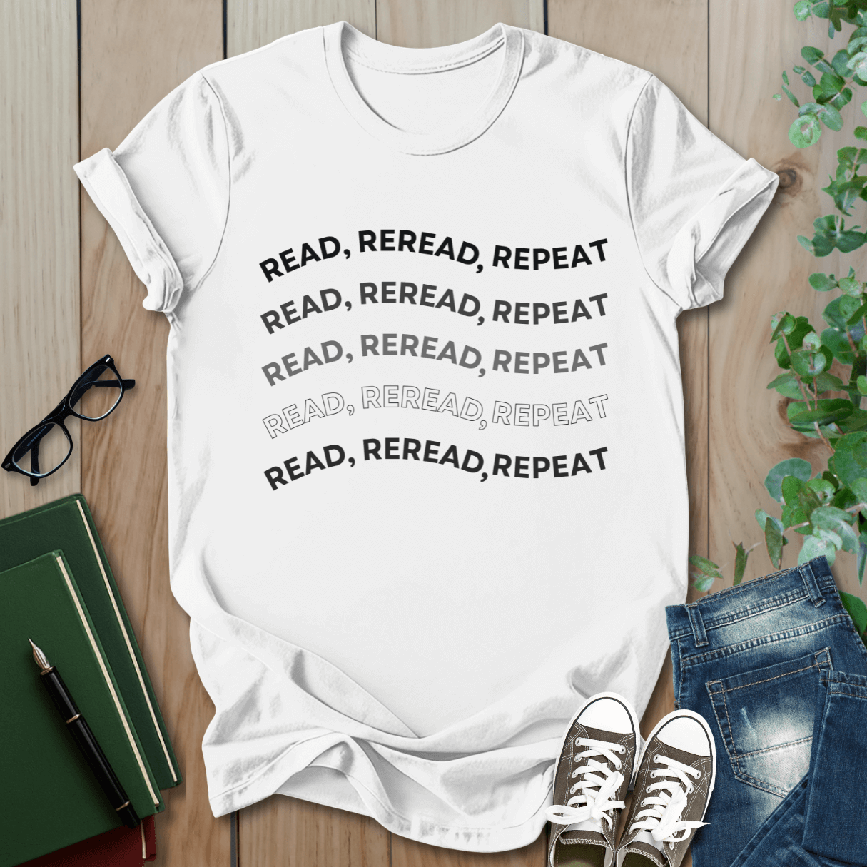 Read Reread Repeat - T-Shirt