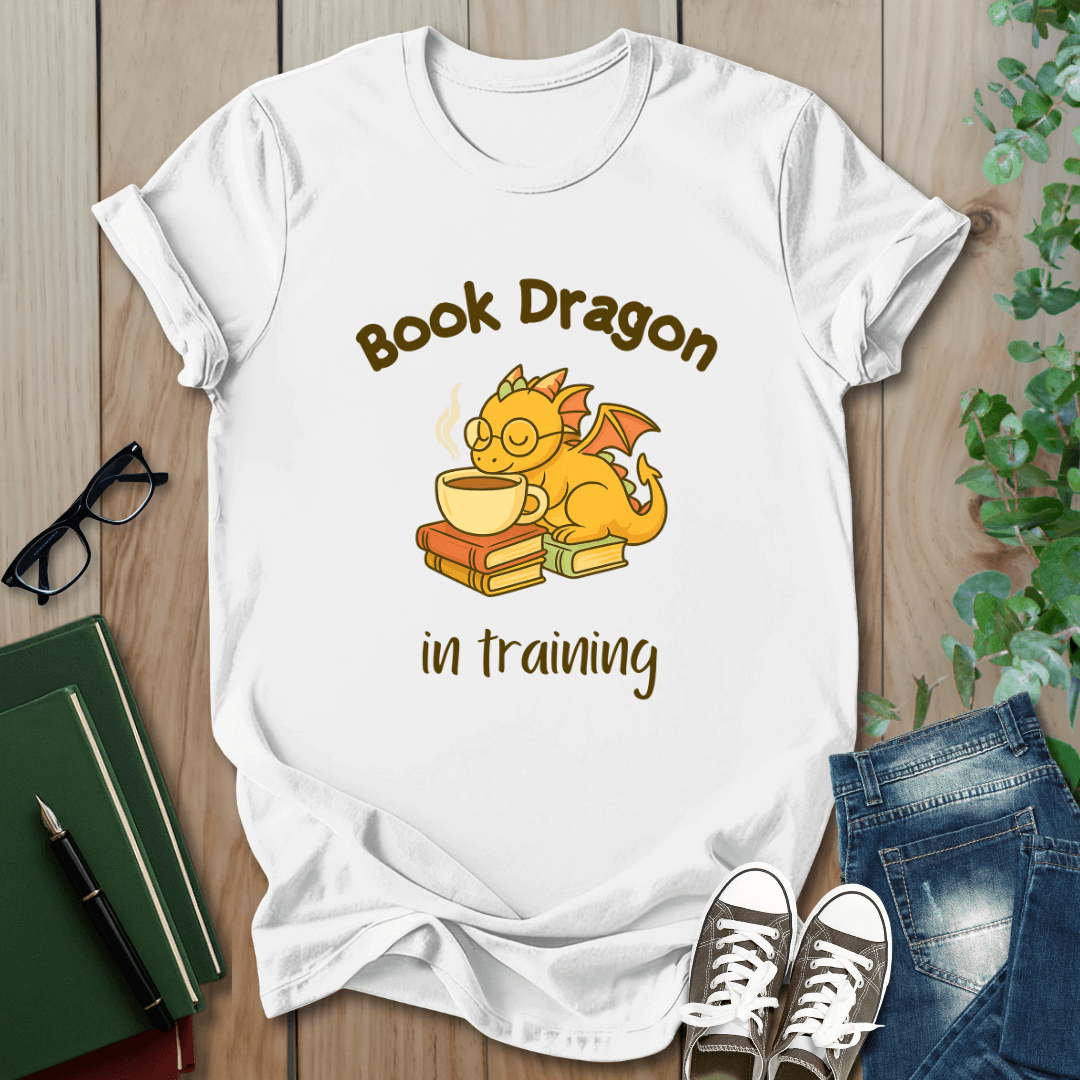 Book Dragon in Training - T-Shirt