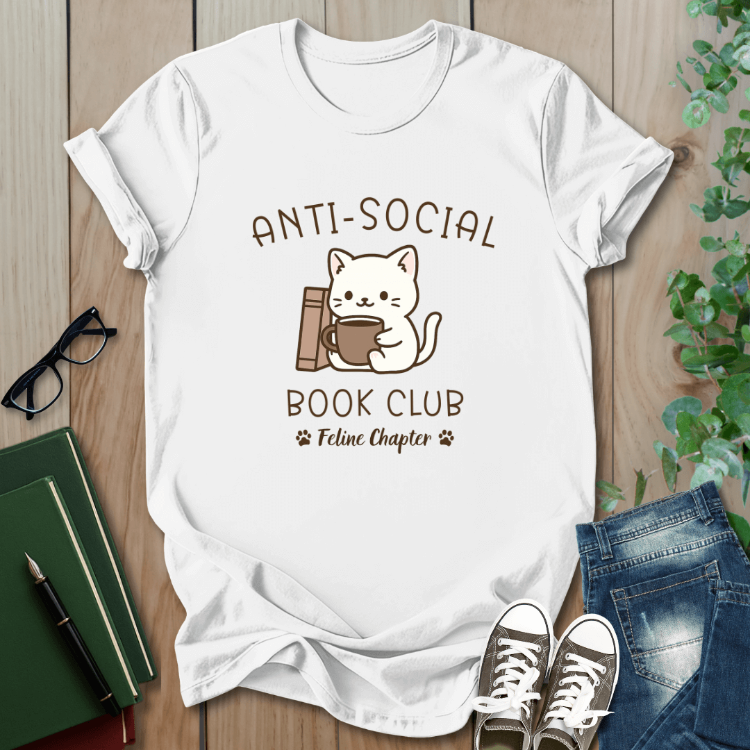Anti-Social Book Club - Feline Edition - T-Shirt