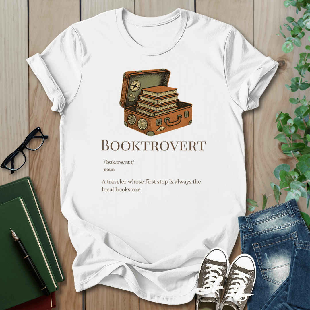 Booktrovert, Traveler Definition - T-Shirt