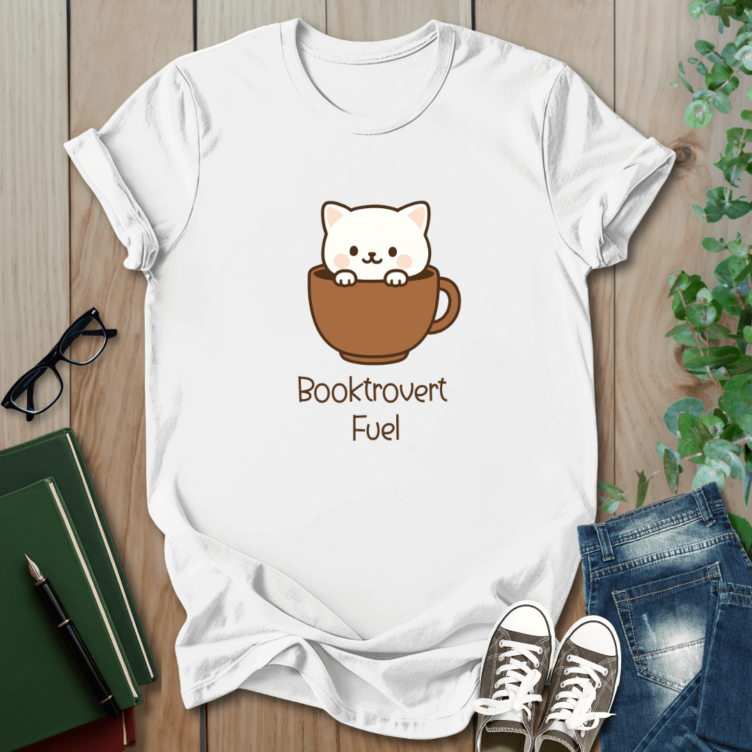 Booktrovert Fuel - T-Shirt