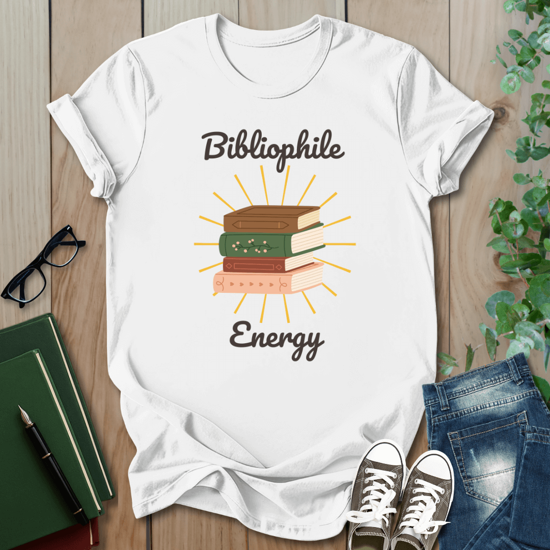 Bibliophile Energy - T-Shirt