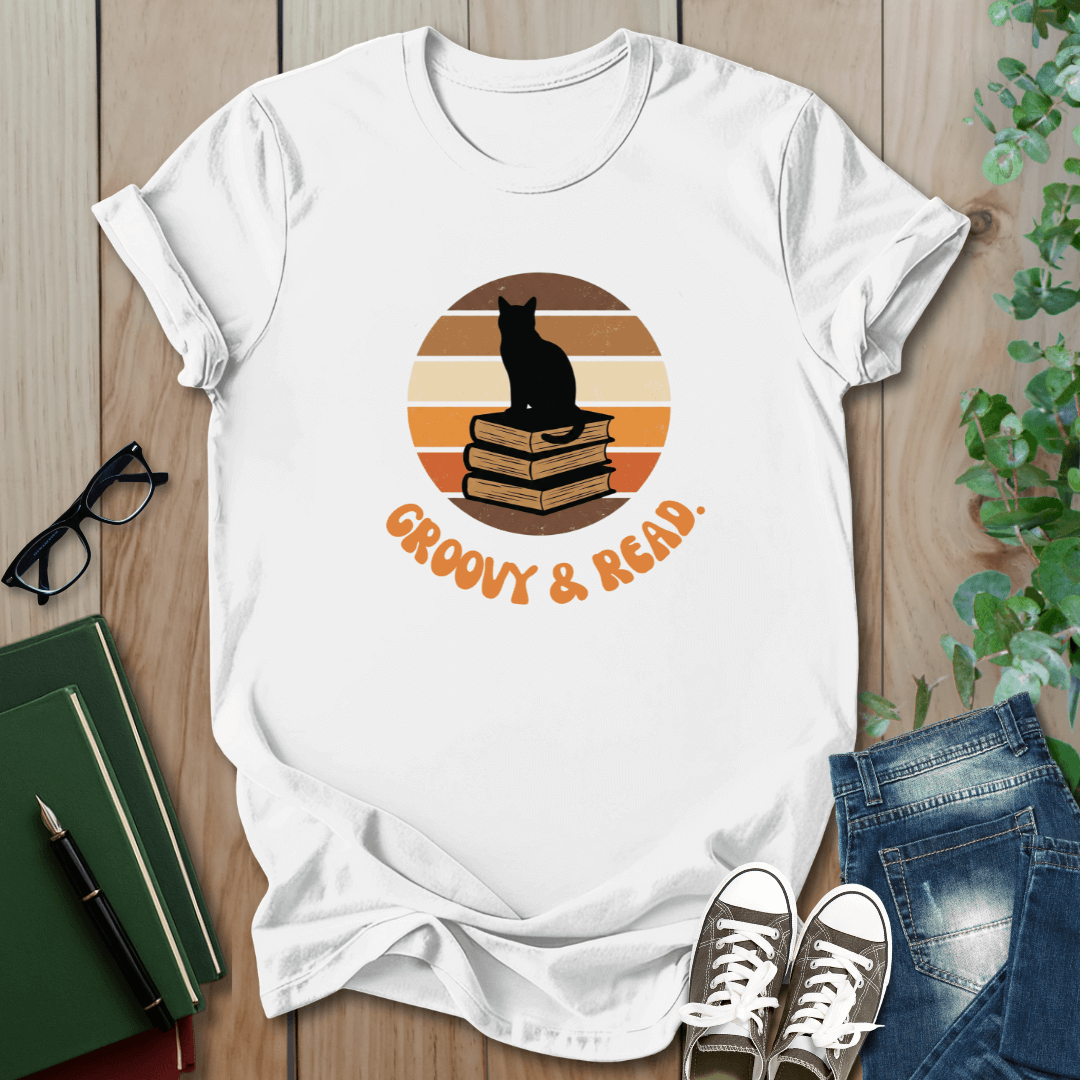 Groovy & Read, Cat - T-Shirt
