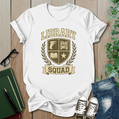 Library Squad Crest  - T-Shirt